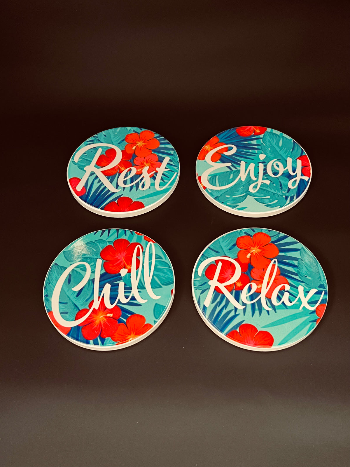 Ceramic Coasters - Relax