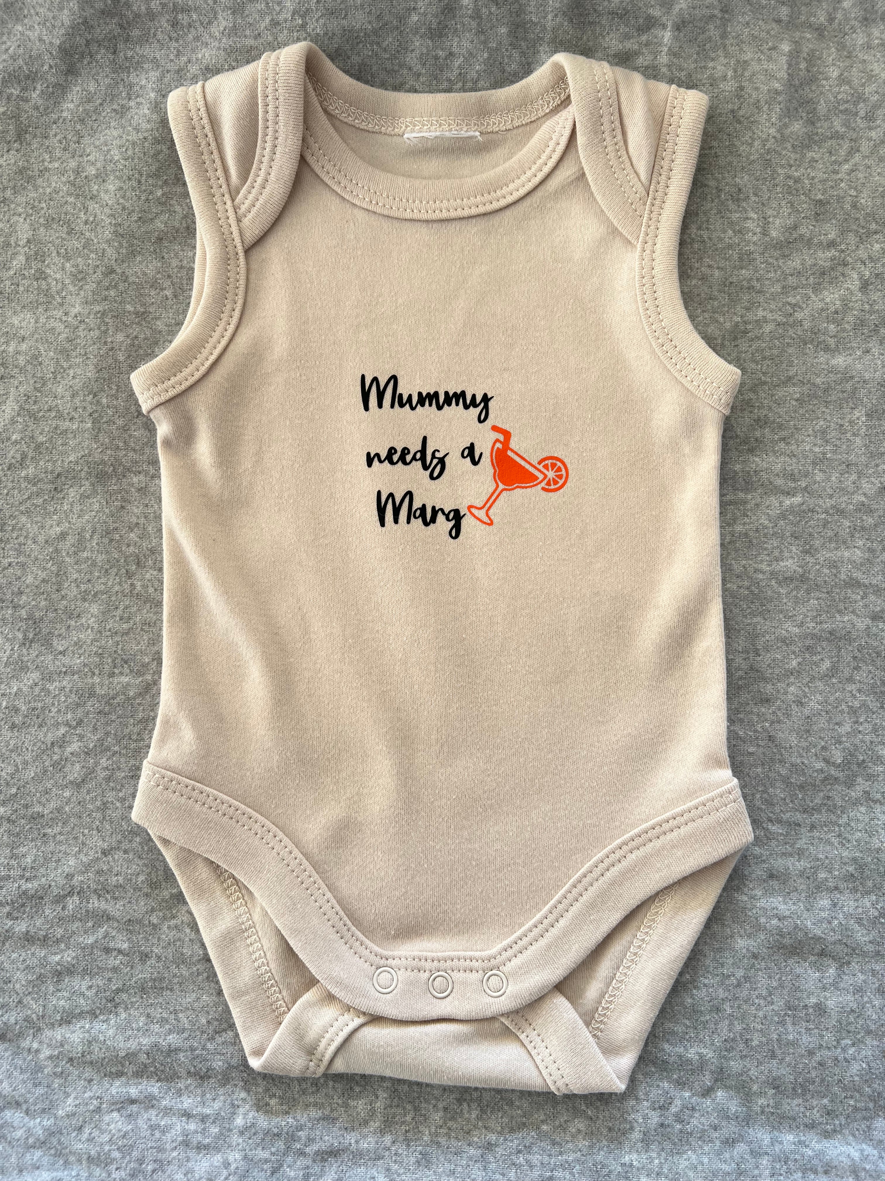 Baby Onesie - Mummy Needs A Marg
