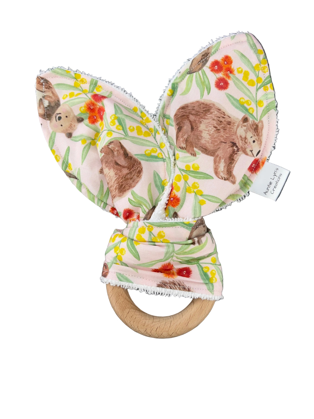 Bunny Ear Teether Ring