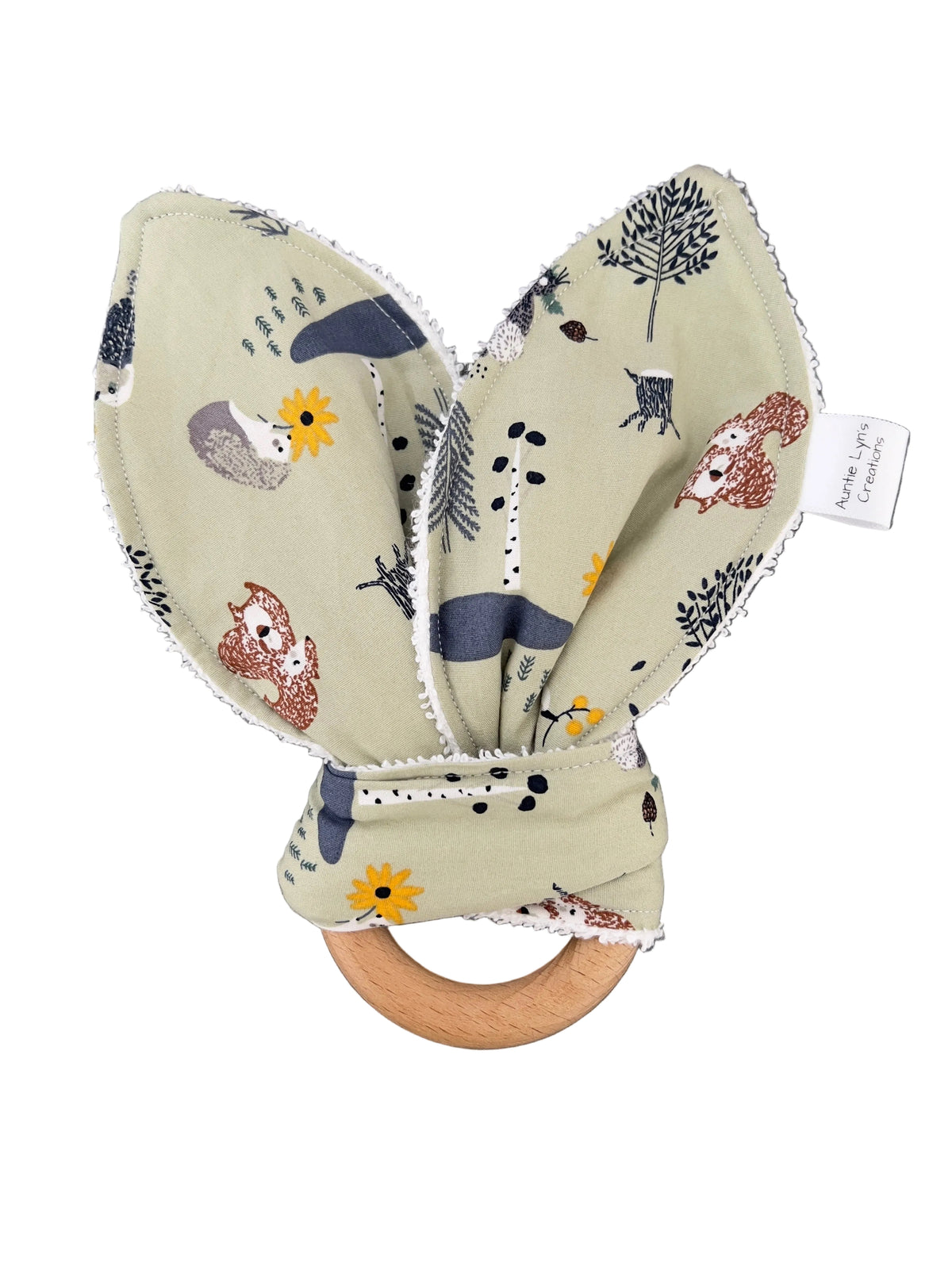 Bunny Ear Teether Ring